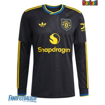 Manchester United Tricou Fotbal Replică 2025-26 Barbati Treilea Mâneci Lungi